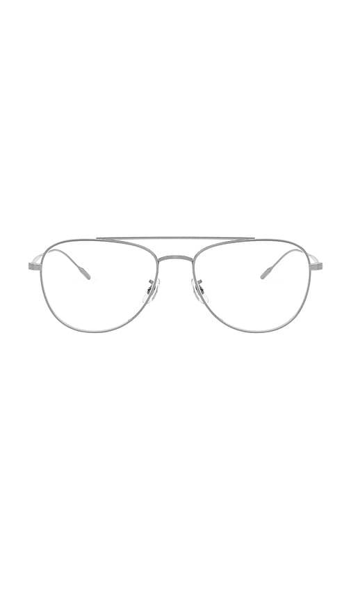Oliver Peoples Stilson Eyeglasses in Metallic Silver by OLIVER PEOPLES
