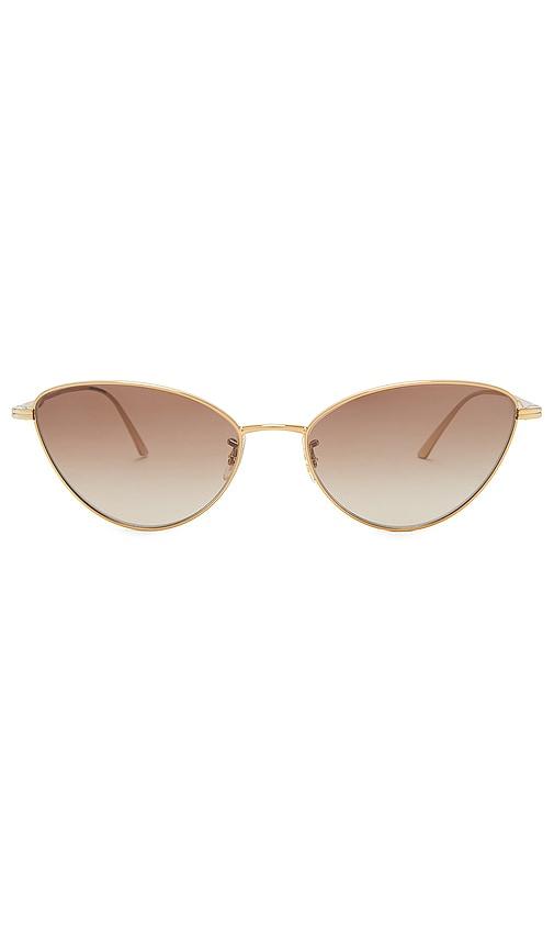 Oliver Peoples X Khaite 1998C Sunglasses in Metallic Gold by OLIVER PEOPLES