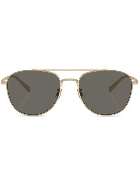 Rivetti pilot-frame sunglasses by OLIVER PEOPLES
