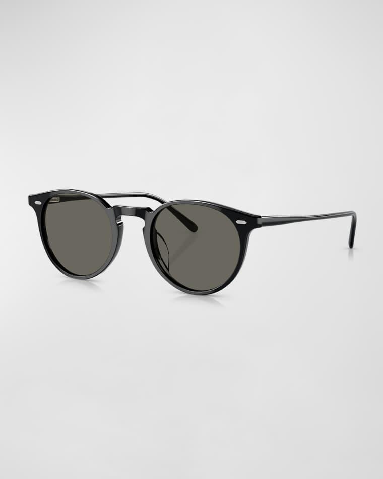 Round Acetate Sunglasses by OLIVER PEOPLES