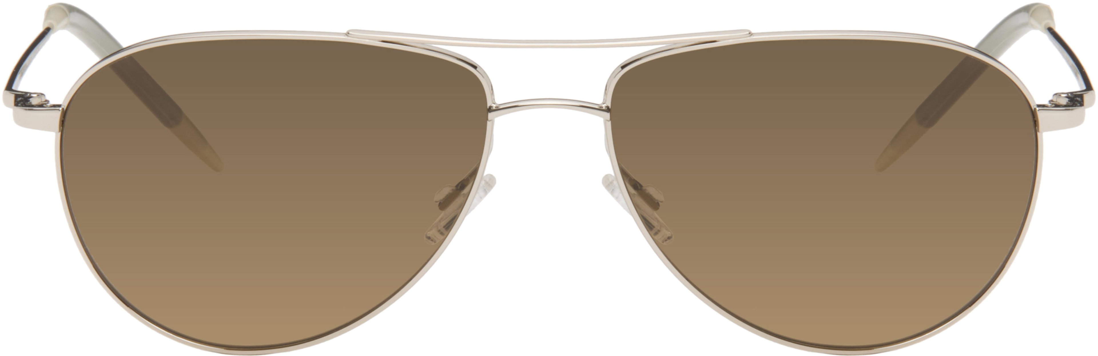 Silver Benedict Sunglasses by OLIVER PEOPLES