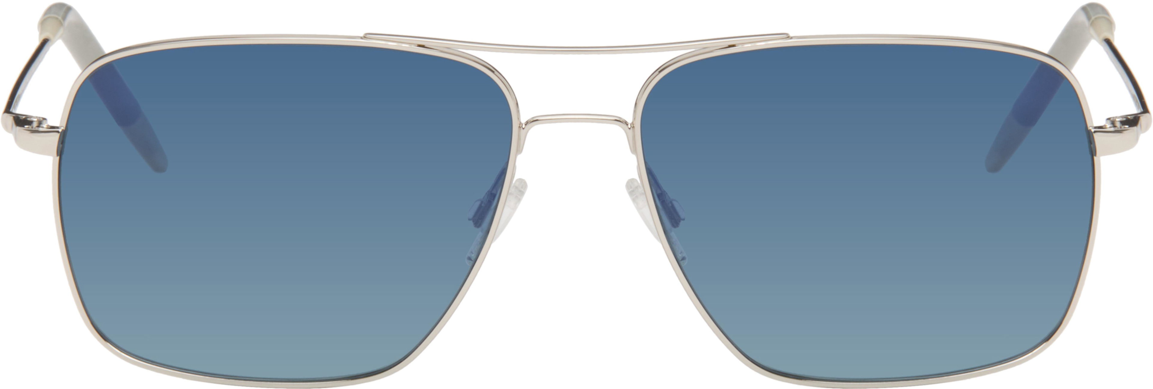 Silver Clifton Sunglasses by OLIVER PEOPLES