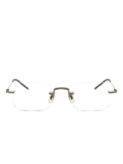 TK-10 rectangle-frame glasses by OLIVER PEOPLES