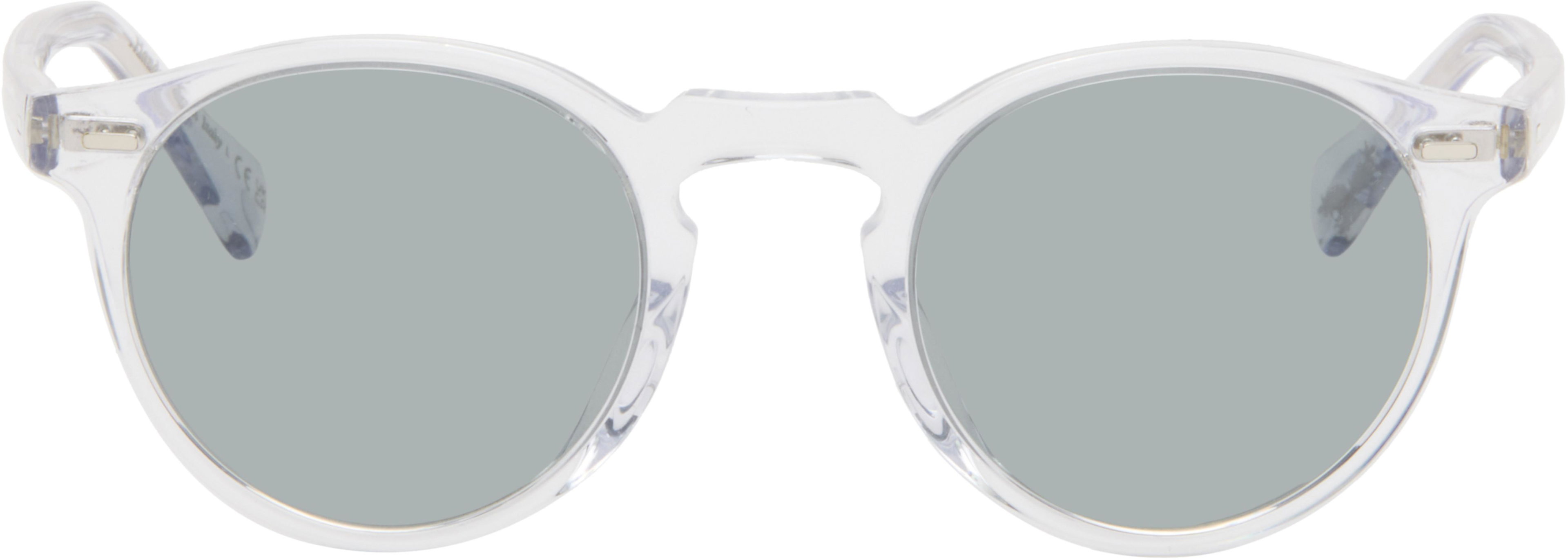 Transparent Gregory Peck Sunglasses by OLIVER PEOPLES