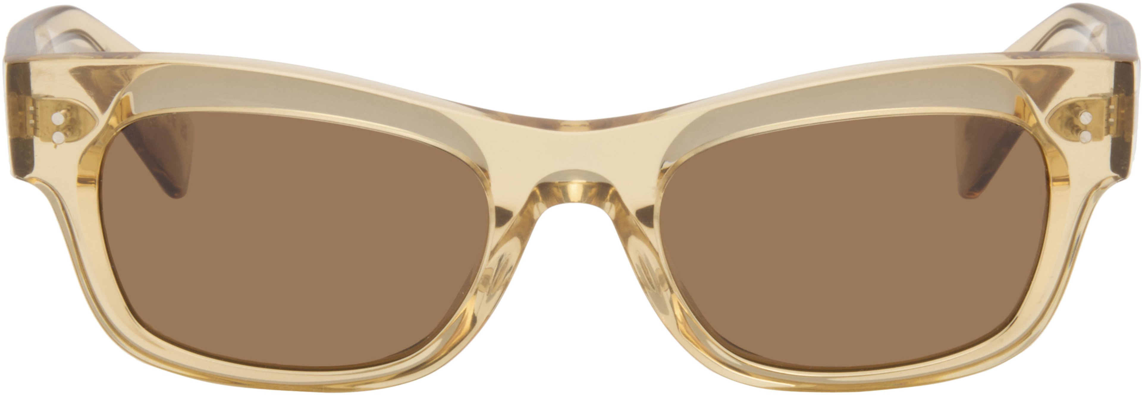 Yellow Sonia Sunglasses by OLIVER PEOPLES