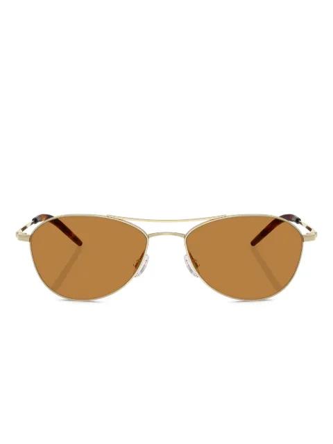 metallic frame tinted sunglasses by OLIVER PEOPLES