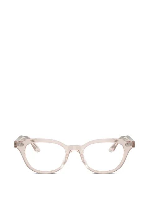 patterned square-frame glasses by OLIVER PEOPLES