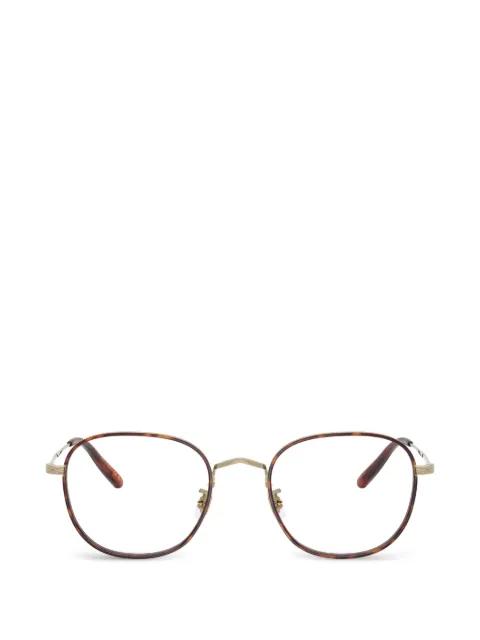 round-frame glasses by OLIVER PEOPLES