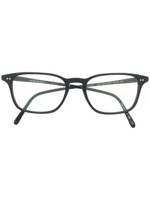 square frame glasses by OLIVER PEOPLES