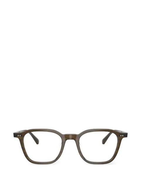 square-frame glasses by OLIVER PEOPLES