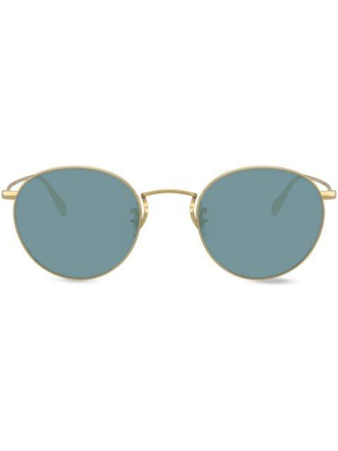 tinted round-frame sunglasses by OLIVER PEOPLES