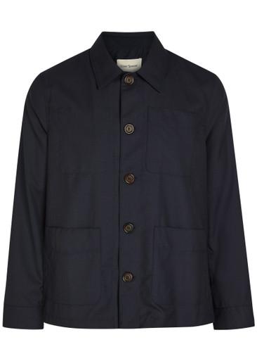 Kennard wool overshirt by OLIVER SPENCER