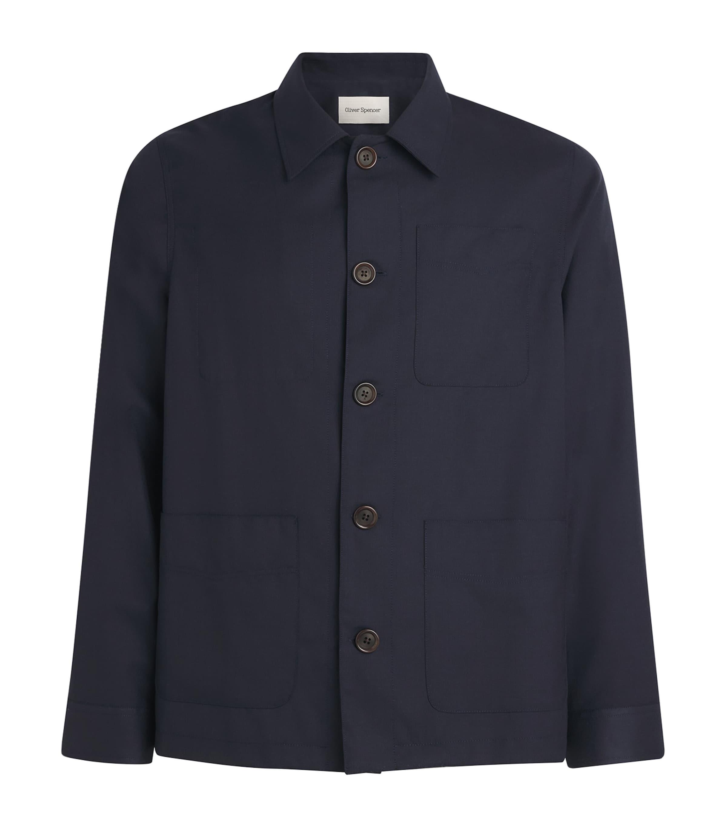 Oliver Spencer Cotton Kennard Shirt Jacket by OLIVER SPENCER