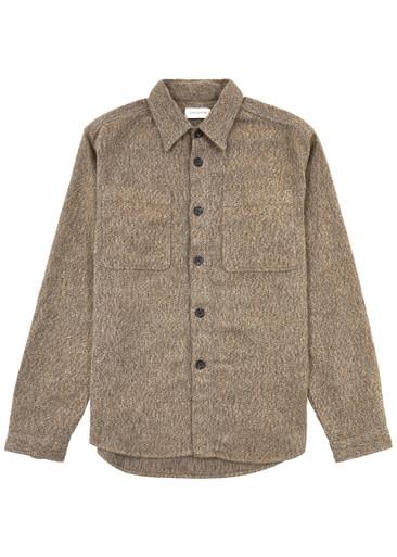 Treviscoe bouclé cotton shirt by OLIVER SPENCER