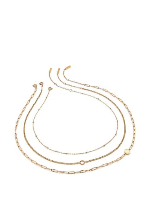 Illusion Stacking necklace set by OLIVIA BURTON