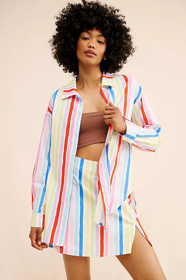 Olivia Rubin Arin Striped Buttondown Shirt by OLIVIA RUBIN