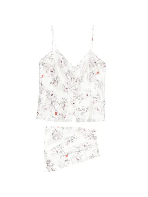 Etta floral-print pajamas by OLIVIA VON HALLE
