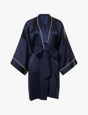 Mimi Silk Dressing Gown by OLIVIA VON HALLE