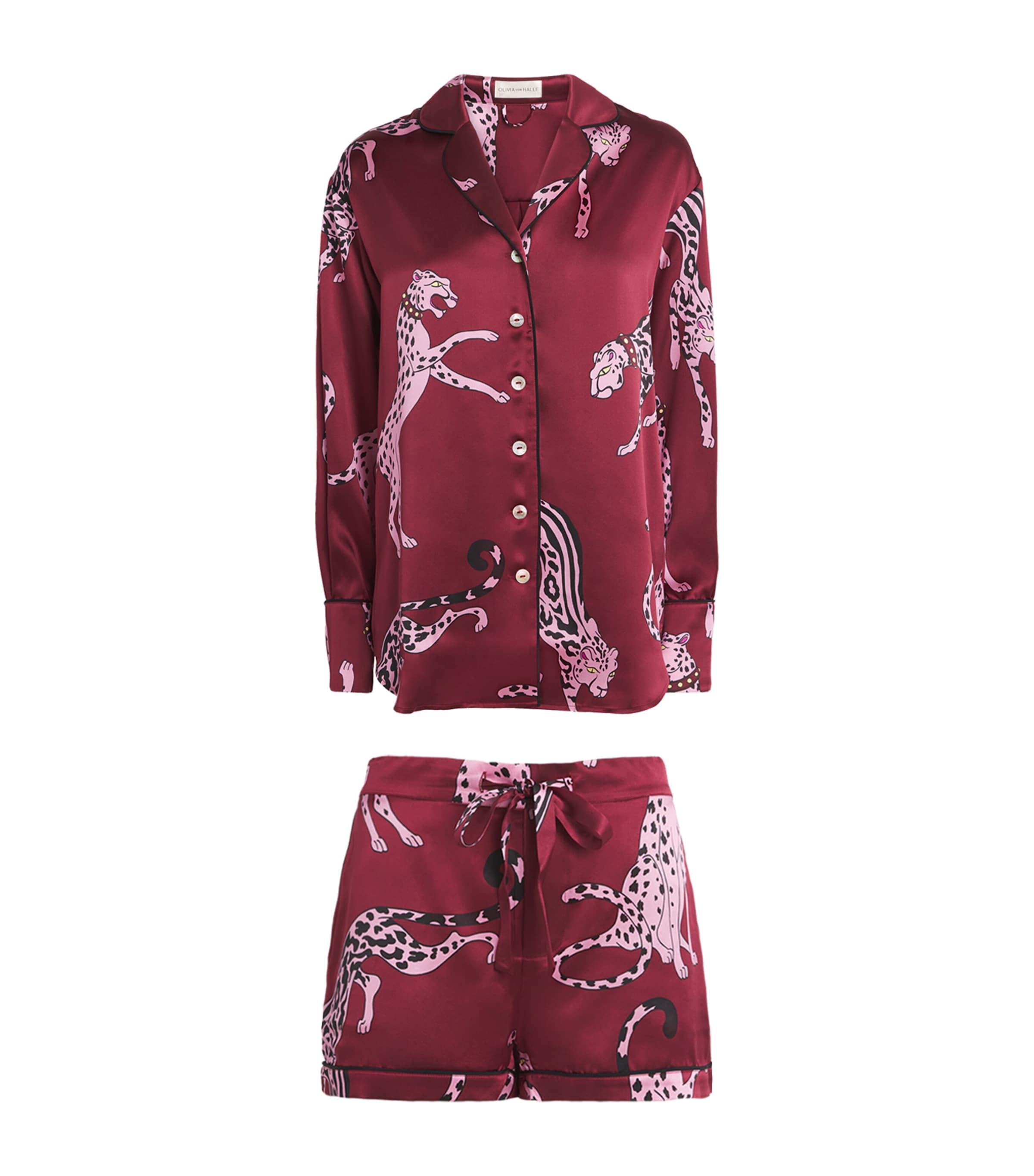 Olivia von Halle Silk Cheetah Alba Pyjama Set by OLIVIA VON HALLE