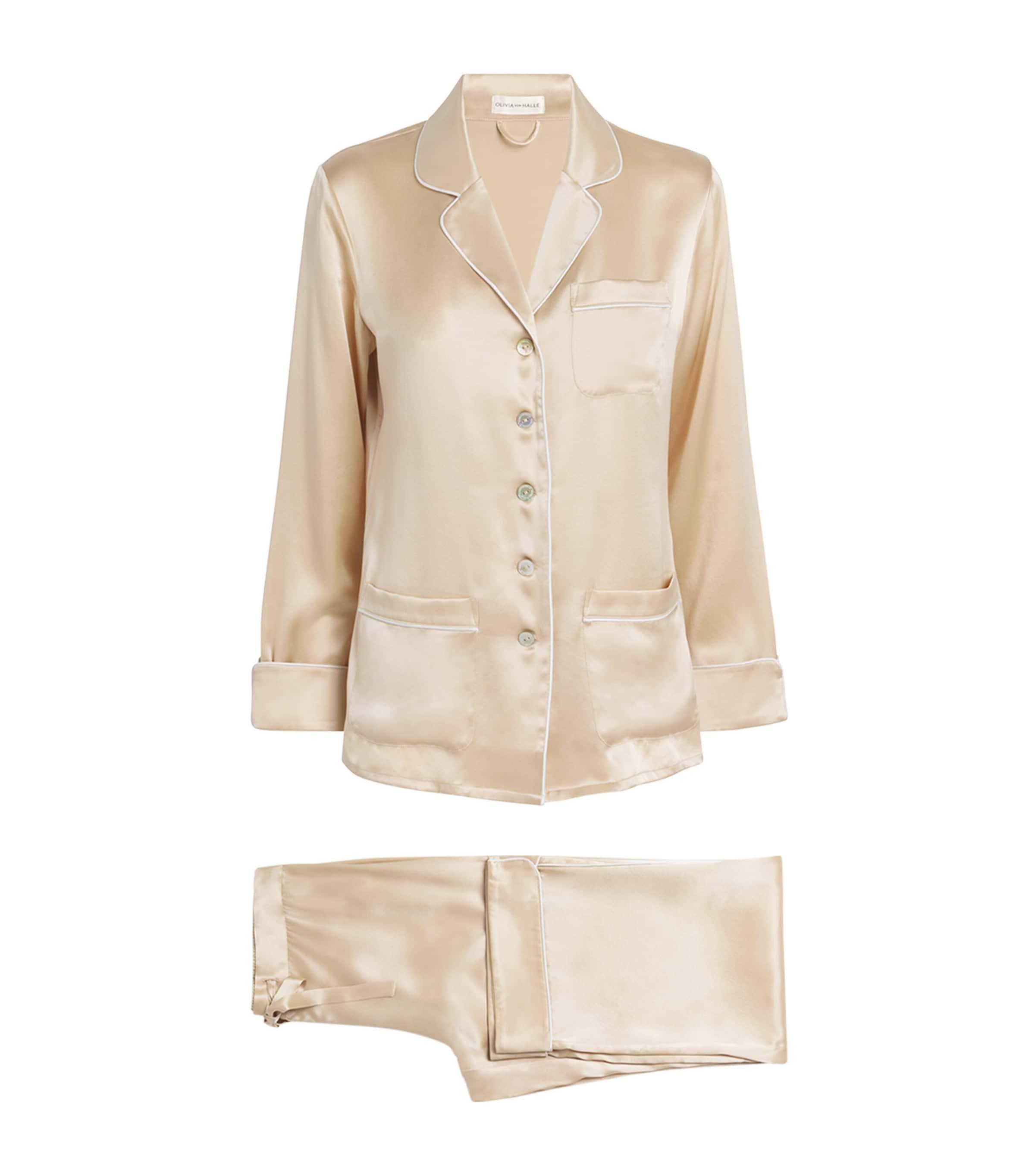 Olivia von Halle Silk Coco Pyjama Set by OLIVIA VON HALLE