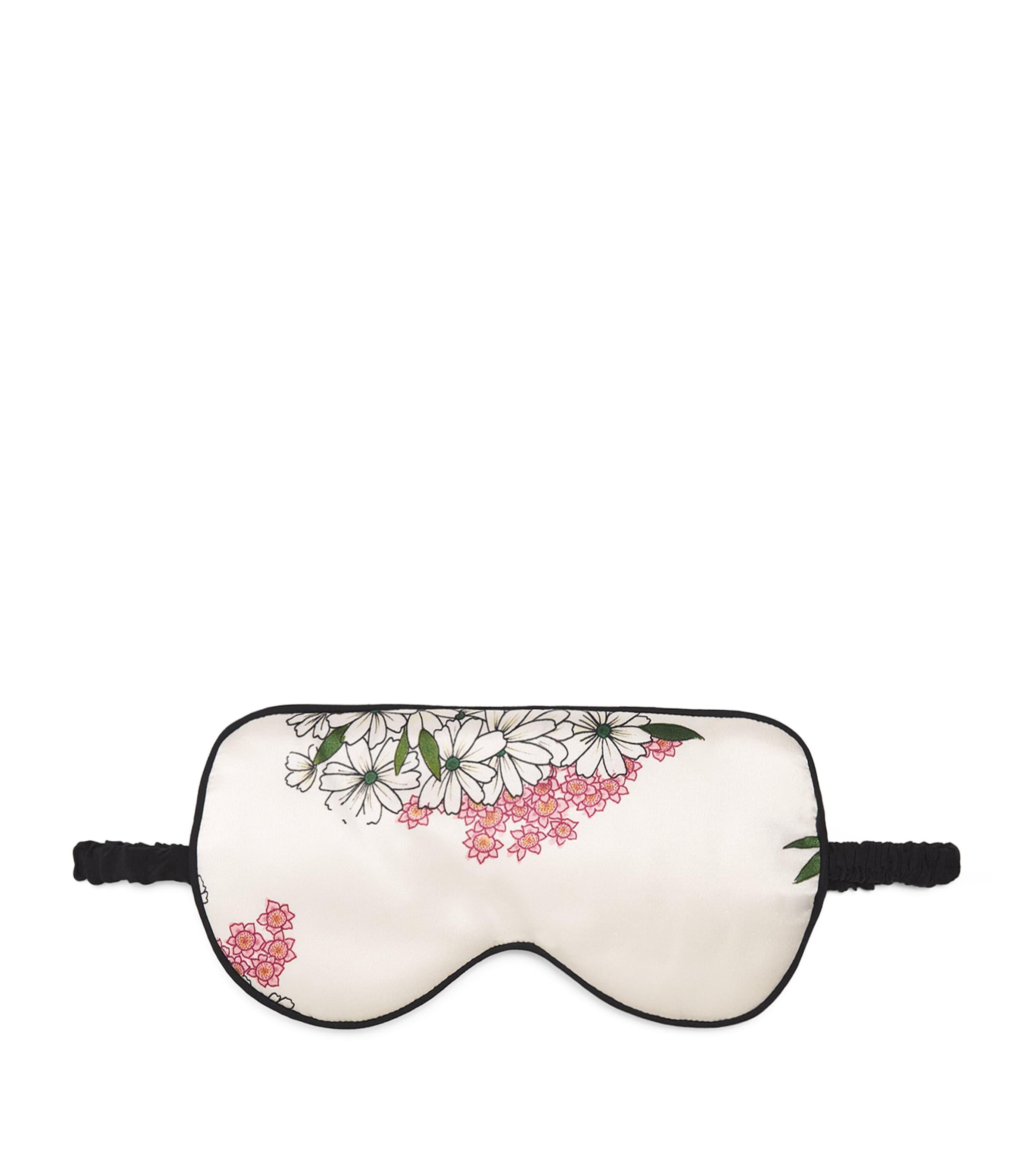 Olivia von Halle Silk Floral Audrey Sleep Mask by OLIVIA VON HALLE