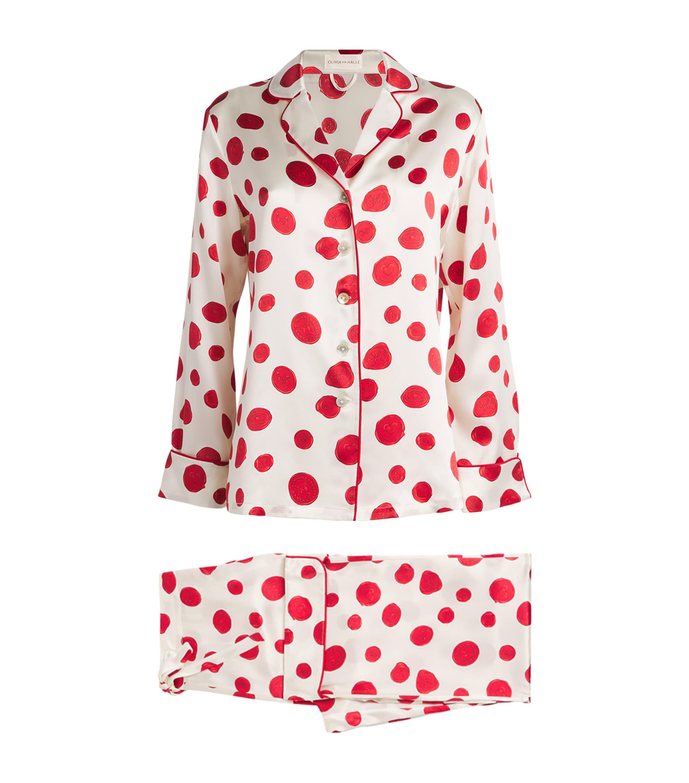 Olivia von Halle Silk Lila Pyjama Set by OLIVIA VON HALLE