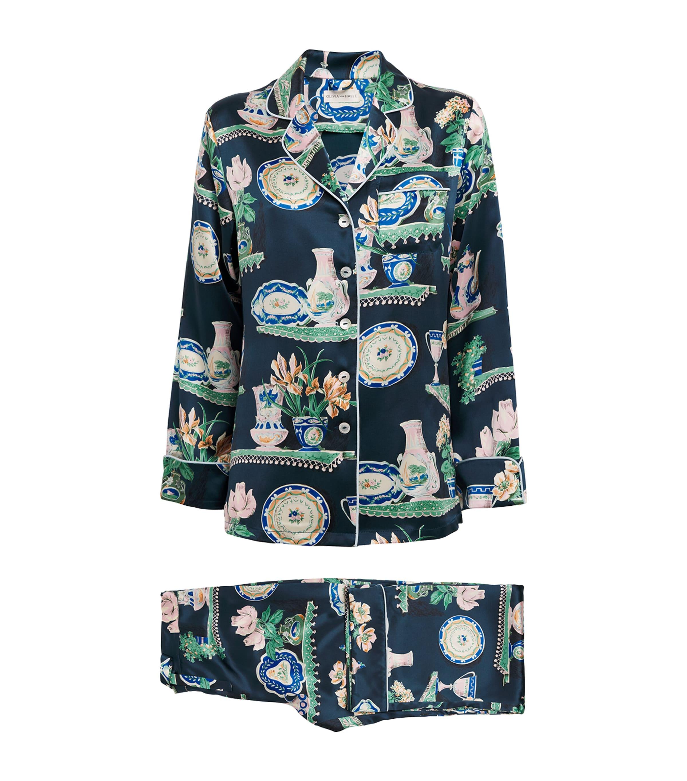 Olivia von Halle Silk Lila Pyjama Set by OLIVIA VON HALLE