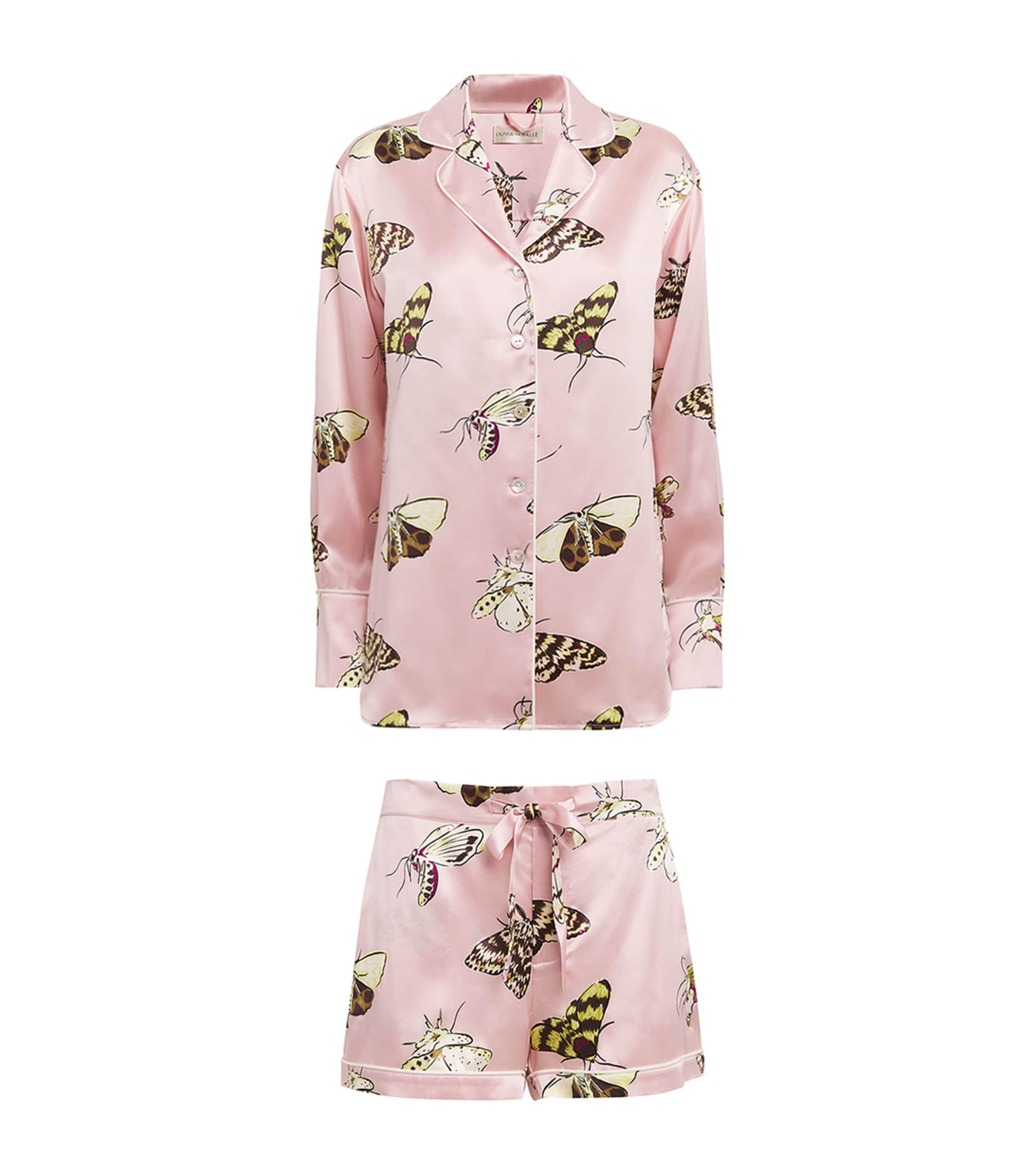 Olivia von Halle Silk Moth Alba Elda Pyjama Set by OLIVIA VON HALLE