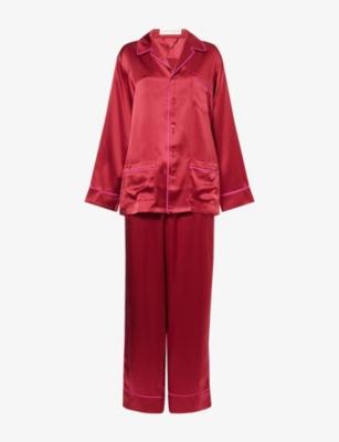 Yves Silk Pyjama Set by OLIVIA VON HALLE