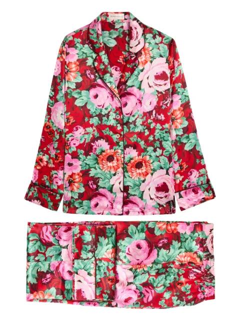 floral print pyjama set by OLIVIA VON HALLE
