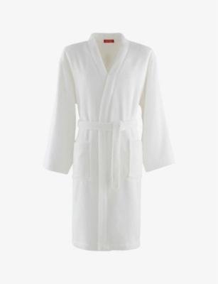 Alizee spread-collar cotton bathrobe by OLIVIER DESFORGES
