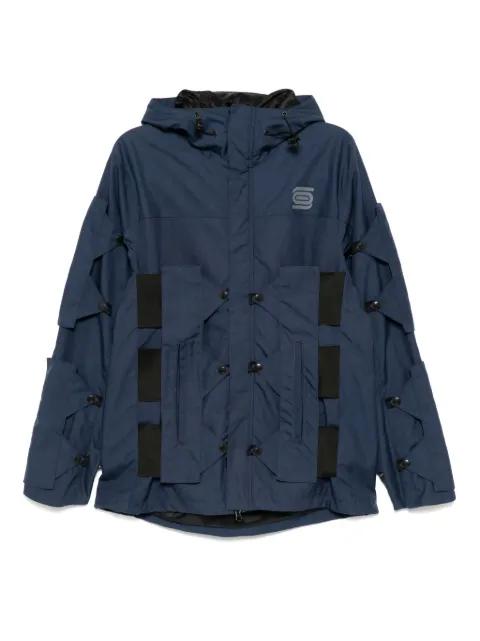 Crocodile shell jacket by OLLY SHINDER