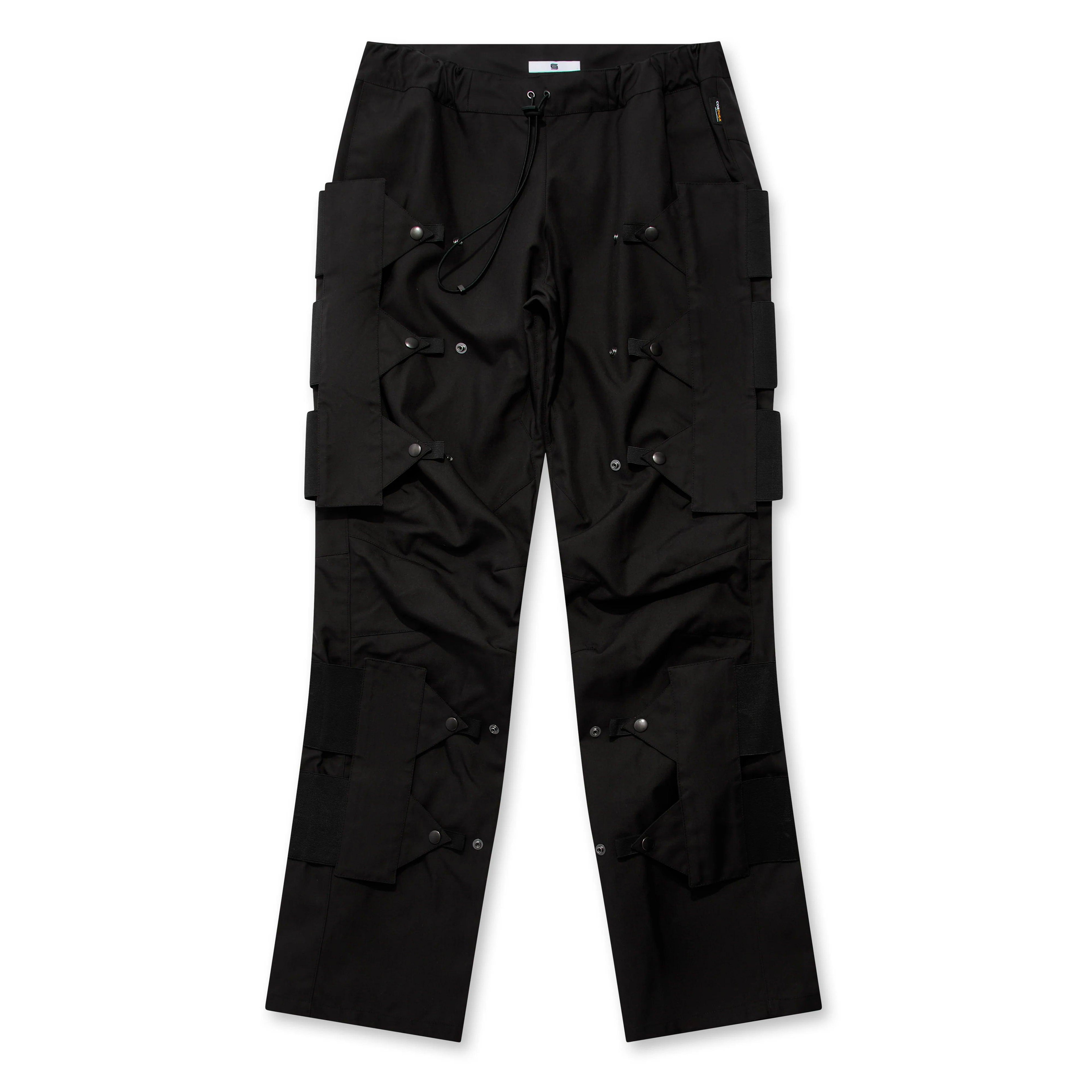 OLLY SHINDER - Men's Crocodile Shell Trouser - (Black) by OLLY SHINDER