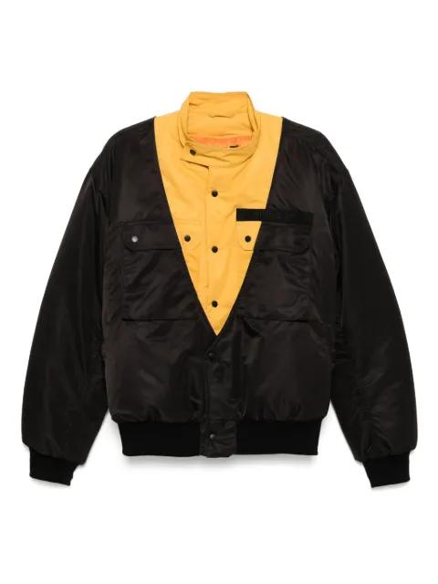 hybrid bomber jacket by OLLY SHINDER