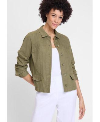 Women's Linen Blend Jacket by OLSEN