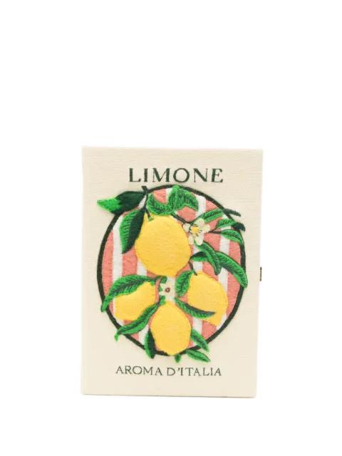 Aroma D'Italia embroidered clutch bag by OLYMPIA LE-TAN