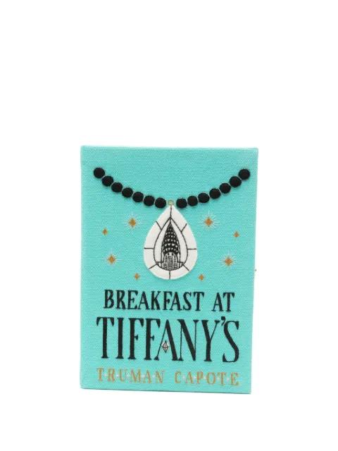 Breakfast at Tiffany's embroidered clutch bag by OLYMPIA LE-TAN