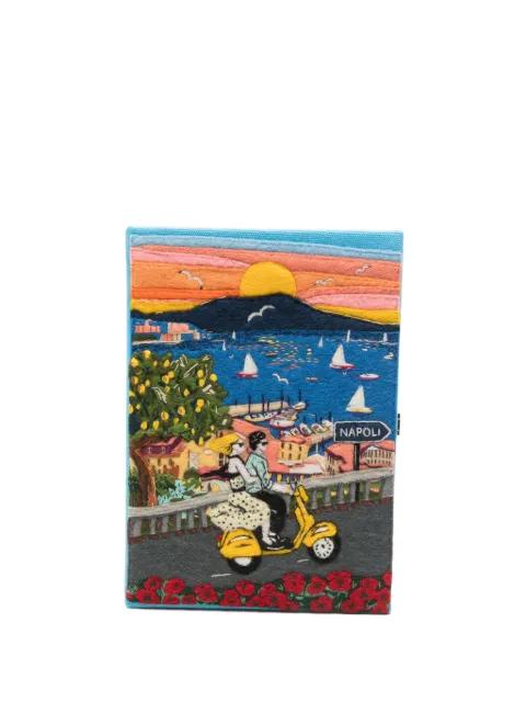 Napoli embroidered clutch bag by OLYMPIA LE-TAN