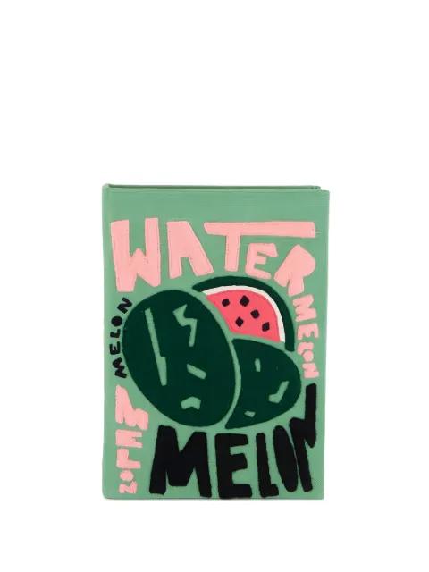 x Fox & Velvet Watermelon book clutch bag by OLYMPIA LE-TAN