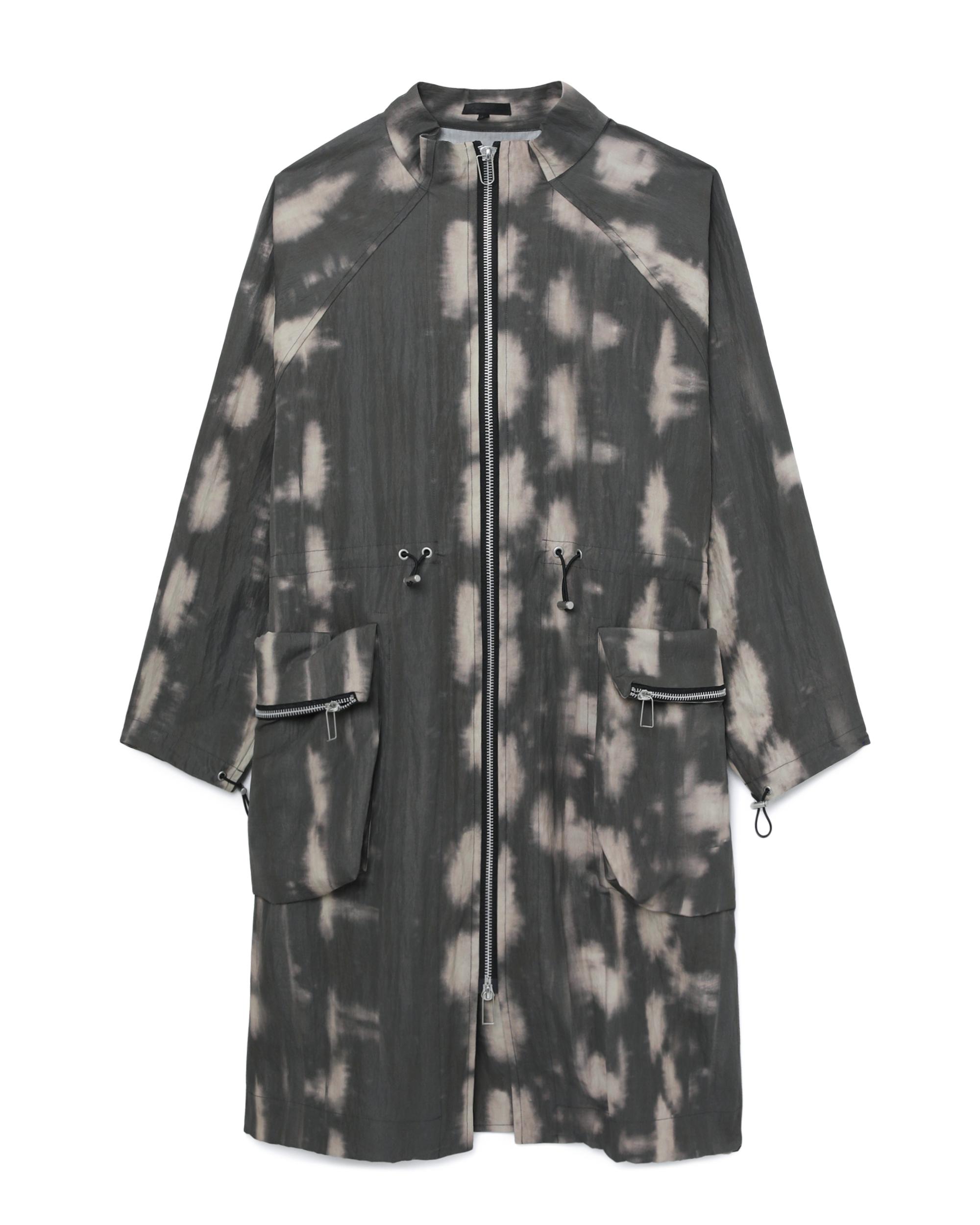 Printed zip coat by OMAR AFRIDI