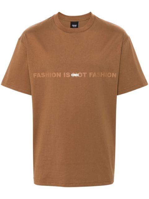 logo-print T-shirt by OMC