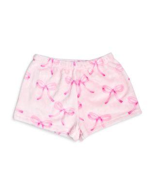 Girls' Bow Cozy Pajama Shorts by OMG ACCESSORIES