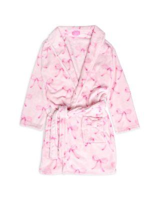 Girls' Bow Printed Bath Robe - Big Kid by OMG ACCESSORIES