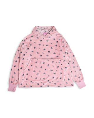 Girls' Cherry Print Pullover Oversized Hoodie - Big Kid by OMG ACCESSORIES