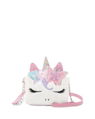 Girls' Gwen Faux Fur Crossbody Bag by OMG ACCESSORIES