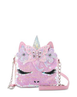 Girls' Gwen Sequin Crossbody Bag by OMG ACCESSORIES