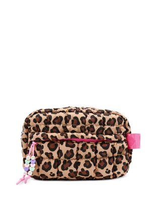 Leopard Print Scrunch Pouch by OMG ACCESSORIES