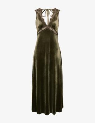 Aurelia Velvet Maxi Dress by OMNES