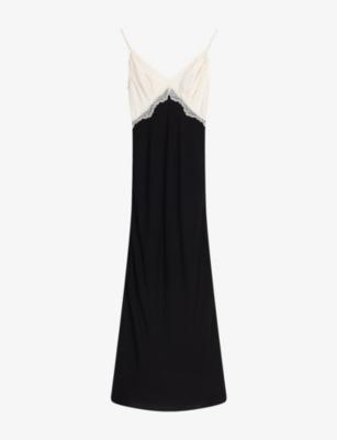 Drew Colour-Block Wove Maxi Dress by OMNES