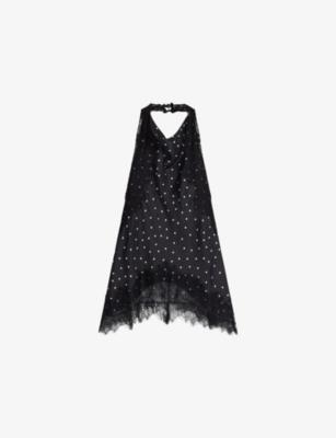 Jayne Polka-Dot Satin Top by OMNES